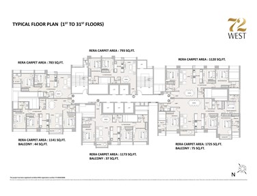 Flat on rent in 72 West, Andheri West