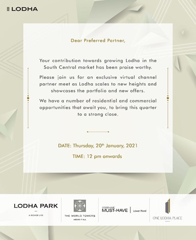 Channel Partner Meet by Lodha Group