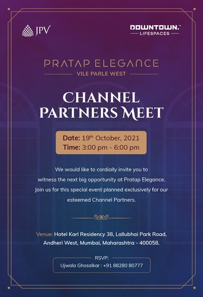 Channel Partner Meet - Pratap Elegance by JPV Realors