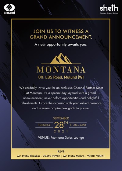 Channel Partner Meet - Sheth Montana by Ashwin Sheth Group