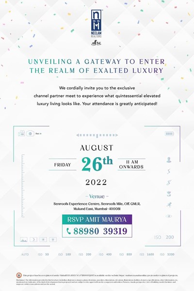 Exclusive Channel Partner Meet by By Neelam Realtors