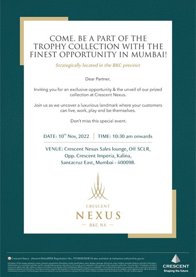 Exclusive Channel Partner Meet by Crescent Group