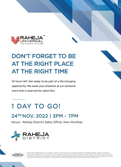 Exclusive Channel Partner Meet by By Raheja Universal Ltd