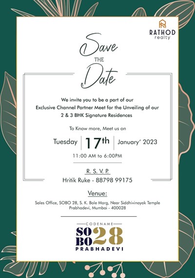 Exclusive Channel Partner Meet by Rathod Realty