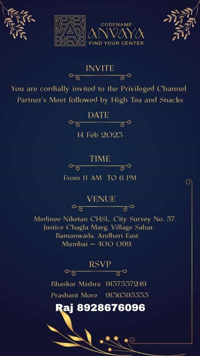 Exclusive Channel Partner Meet by S S Enterprise