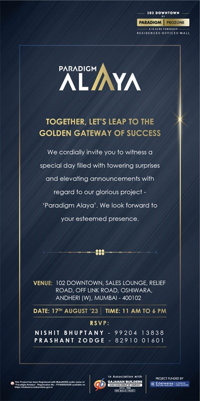 Exclusive Channel Partner Meet by By Paradigm Realty