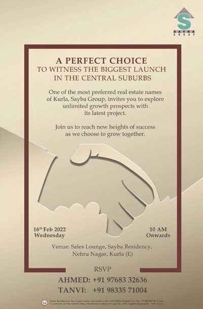 Exclusive Channel Partner Meet - Sayba Group by By Sayba Group
