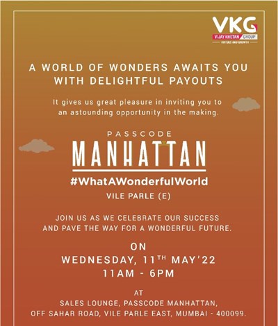 Exclusive Channel Partner Meet - #whatawonderfulworld by By Vijay Khetan Group