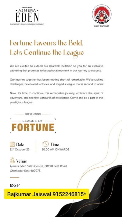 Exclusive Launch Event by By Ajmera Group