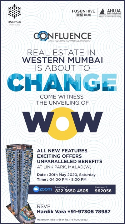 Fosun Hive Ahuja Presents First ever in Western Suburbs Online Mega Launch by 
