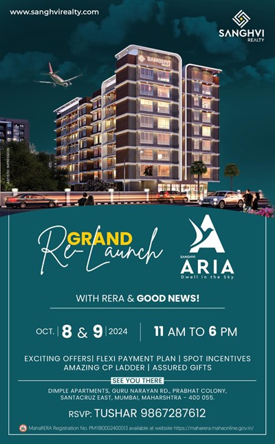 Grand Relaunch - Sanghvi Aria by Sanghvi Realty