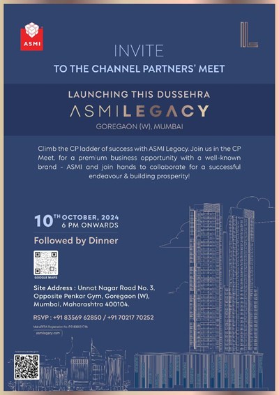 Launching Asmi Legacy at Goregaon West by Asmi Group