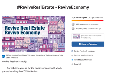 Petition for Real Estate by By Brihanmumbai Developers Association