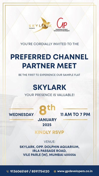 Preferred Channel Partner Meet by Godshalwar Project Consultants & Developers (GP)