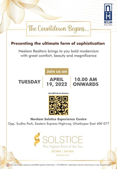 Presenting the Ultimate Form of Sophistication by By Neelam Realtors
