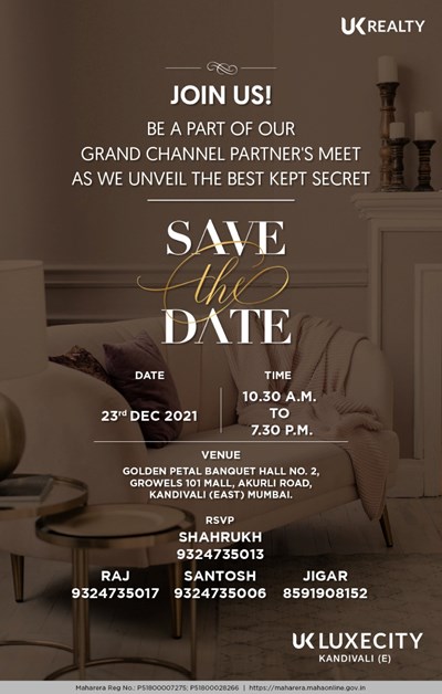 Save the Date - UK Luxecity by By UK Realty