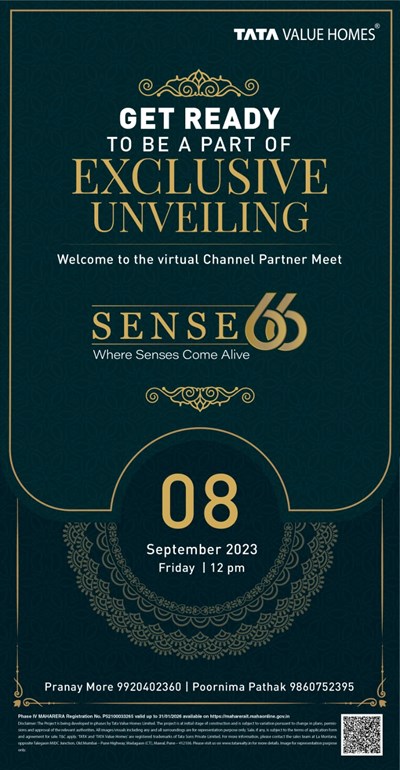 Sense 66 - Virtual CP Meet by By Tata Housing