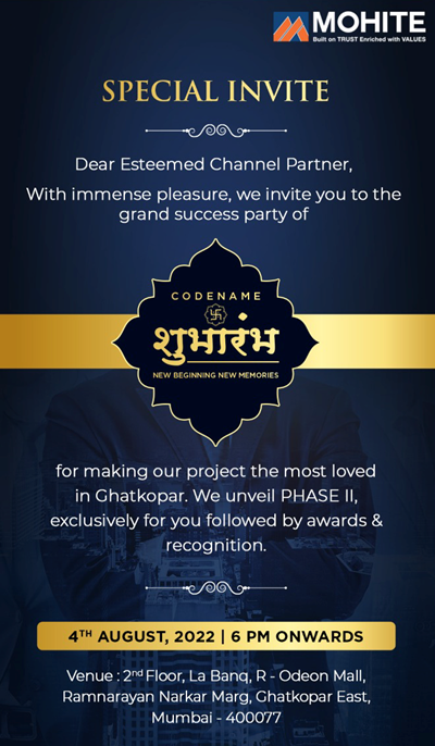 Special Invite Meet - Mohite Realtors by 