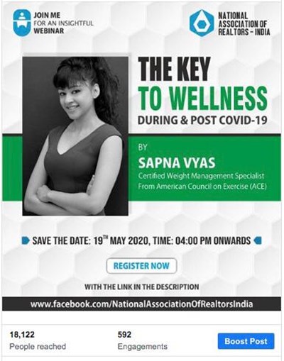 The Key to Wellness During and Post Covid-19 by NAR India