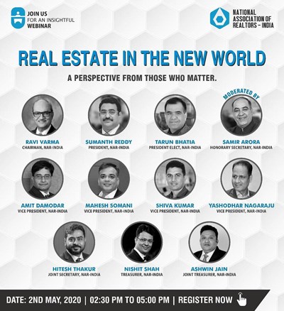 Topic: Real Estate & The Realtors - Post COVID-19 - NAR-India Initiative by 